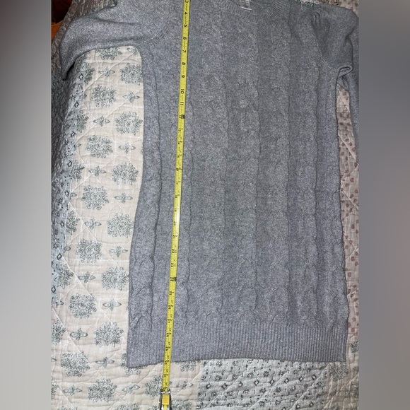 Peyton & Parker Gray Cable Knit Sweater Dress. Size XL. GUC - Picture 8 of 8